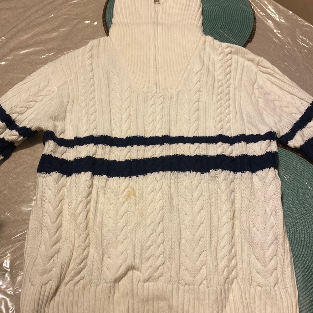 1/4 quarter neck sweater